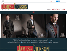 Tablet Screenshot of jamesanddickson.com